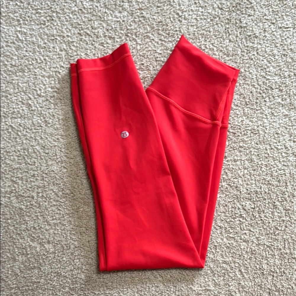 Lululemon Wunder Train HR Crop 23” Hot Heat - Picture 4 of 5